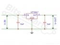Voltage regulator 3.3V / 250mA Low-drop (LDO) HT7333 TO92
